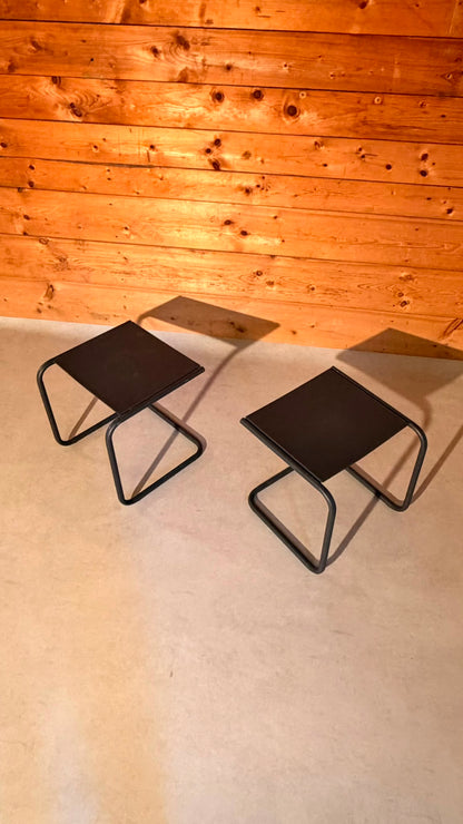 Club Beistelltisch Mattschwarz von FIAM Freischwinger Design
