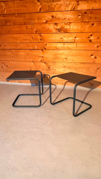 Club Beistelltisch Mattschwarz von FIAM Freischwinger Design