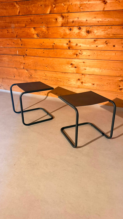 Club Beistelltisch Mattschwarz von FIAM Freischwinger Design
