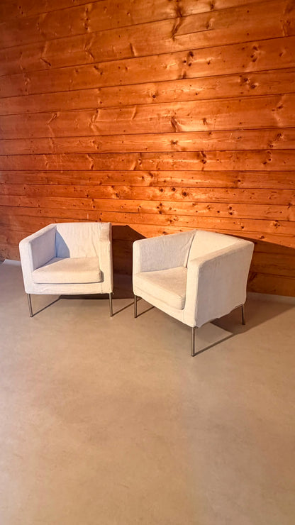 IKEA KLAPPSTA Clubsessel Lounge Sessel Stoff