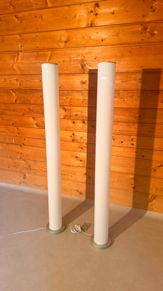 Moderne Röhren Stehlampe Säule Stehleuchte