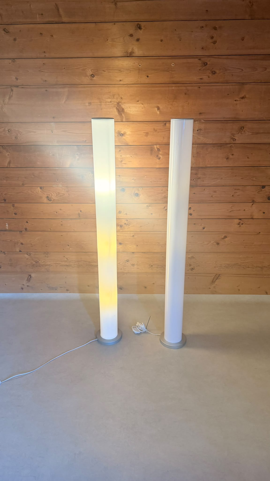 Moderne Röhren Stehlampe Säule Stehleuchte