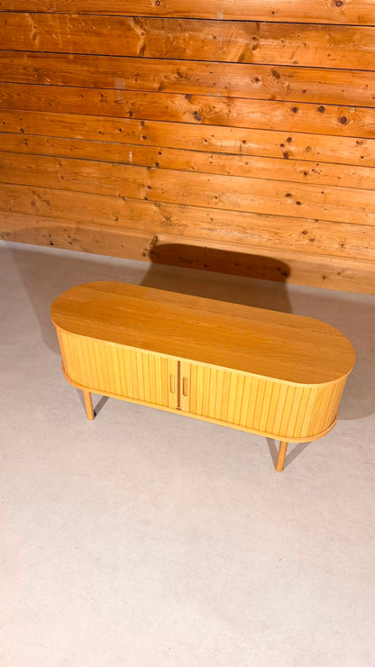JYSK LYNGVIG TV Bank Sideboard Eiche mit Schiebetüren