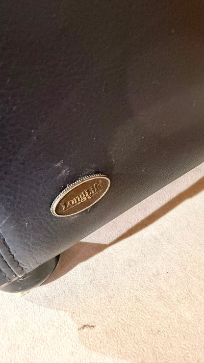 Longlife Valdalpone Leder 3-Sitzer Sofa in Dunkelblau