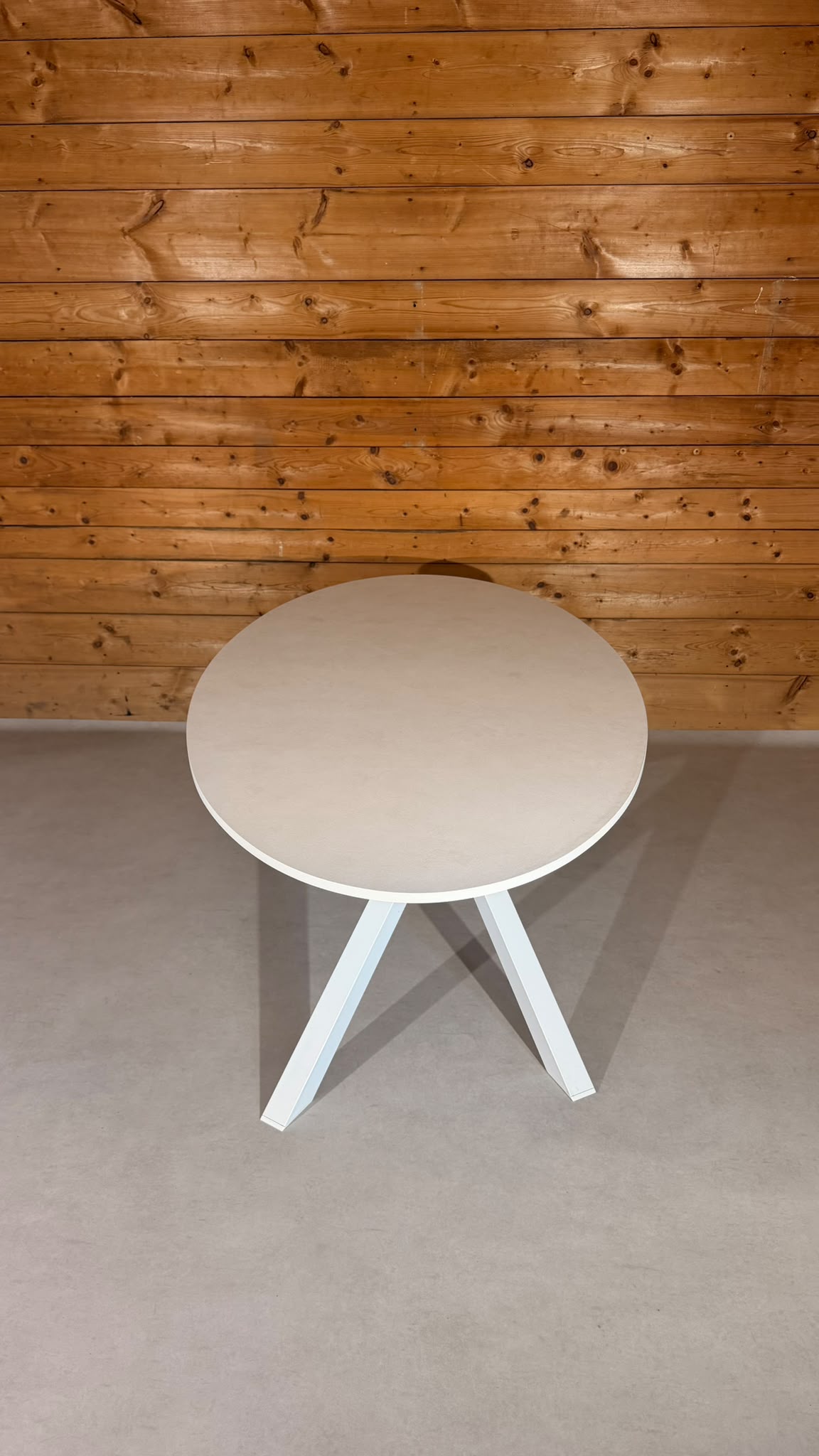 IKEA MARIEDAMM Ovaler Tisch Weiss Metallgestell