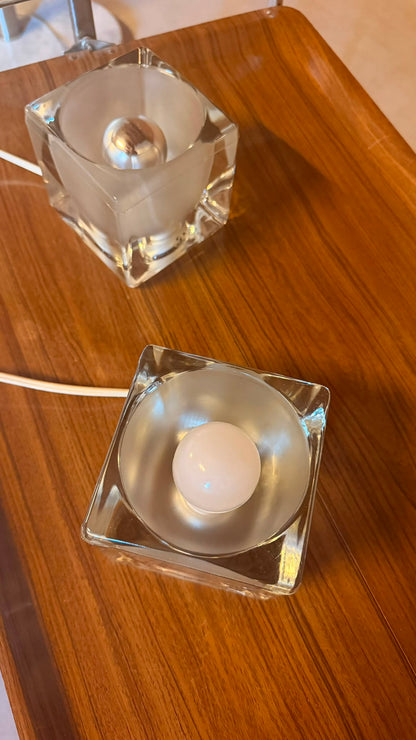 Putzler Design Ice Cube Würfellampen aus Glas Opalglas