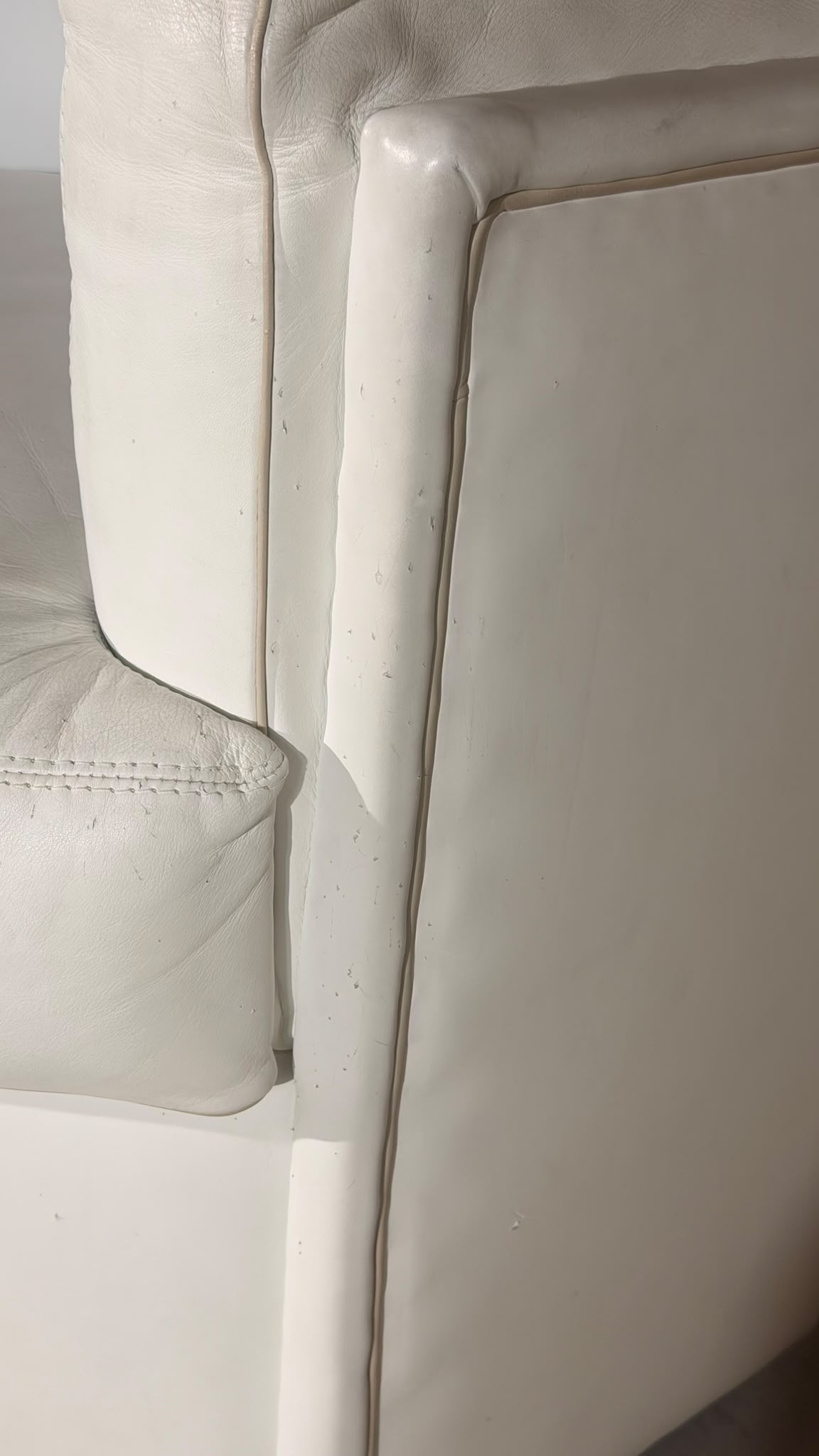 2 Postmoderne Oktagon Loungesessel aus Leder aus den 80er