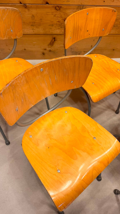Vintage Kinderstühle Kindergartenstühle 60er Jahre