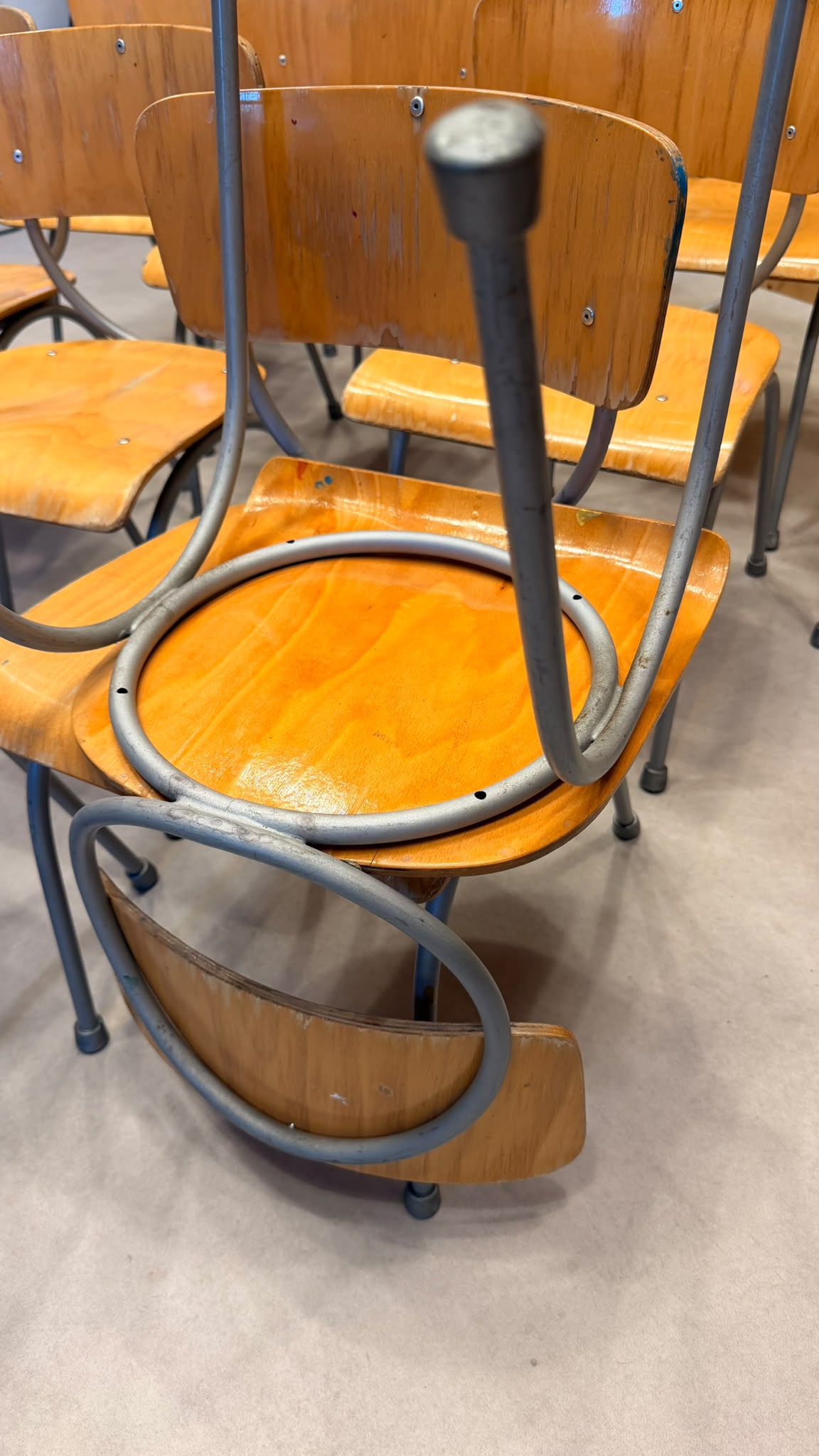Vintage Kinderstühle Kindergartenstühle 60er Jahre