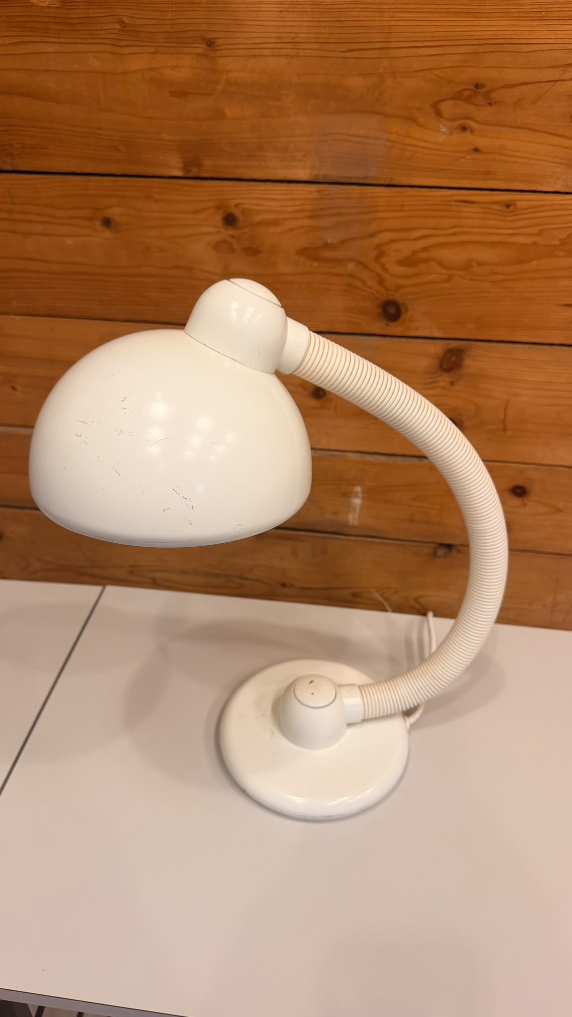 Seltene Tischlampe von Hustadt Leuchten designt Klaus Hempel