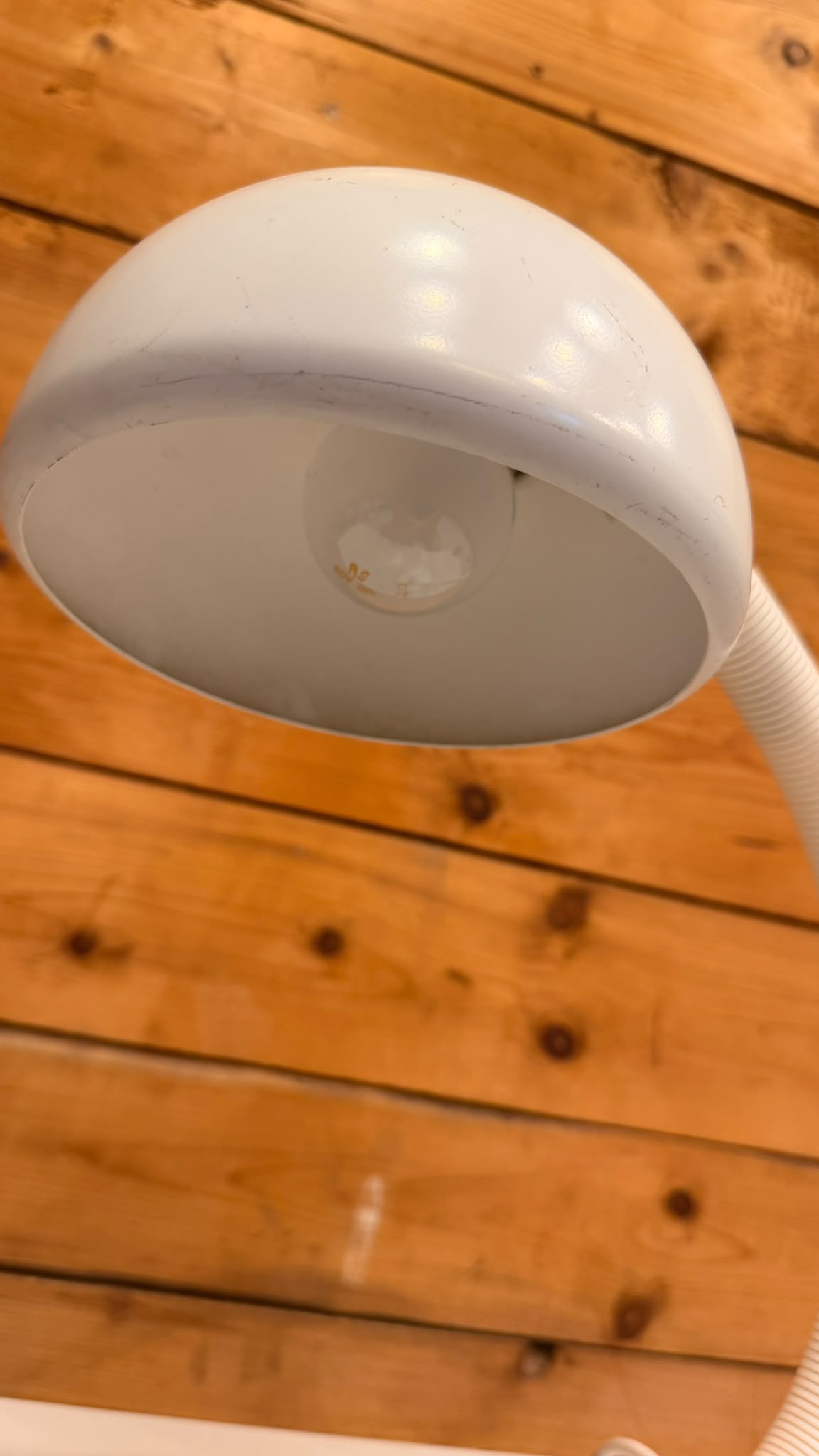 Seltene Tischlampe von Hustadt Leuchten designt Klaus Hempel
