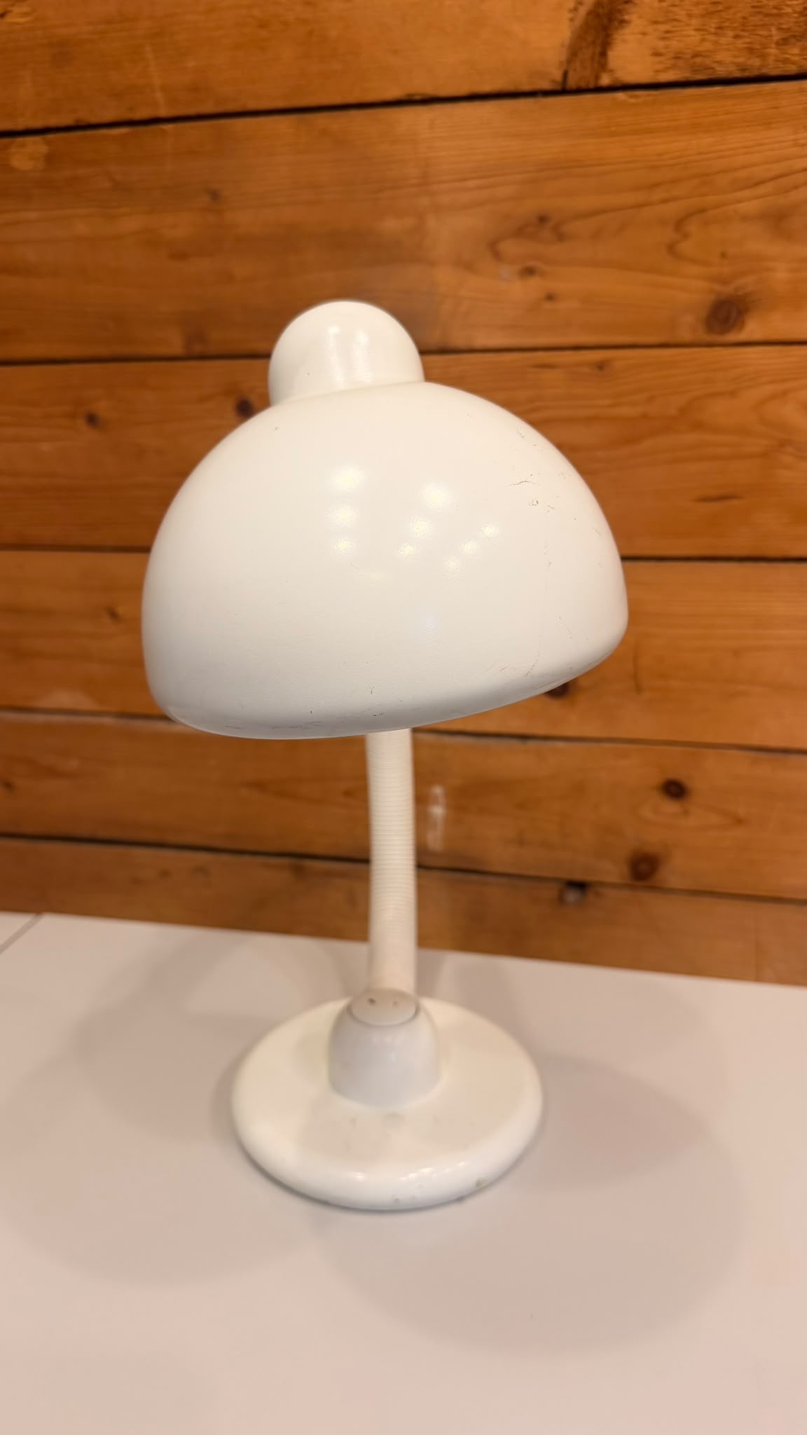 Seltene Tischlampe von Hustadt Leuchten designt Klaus Hempel