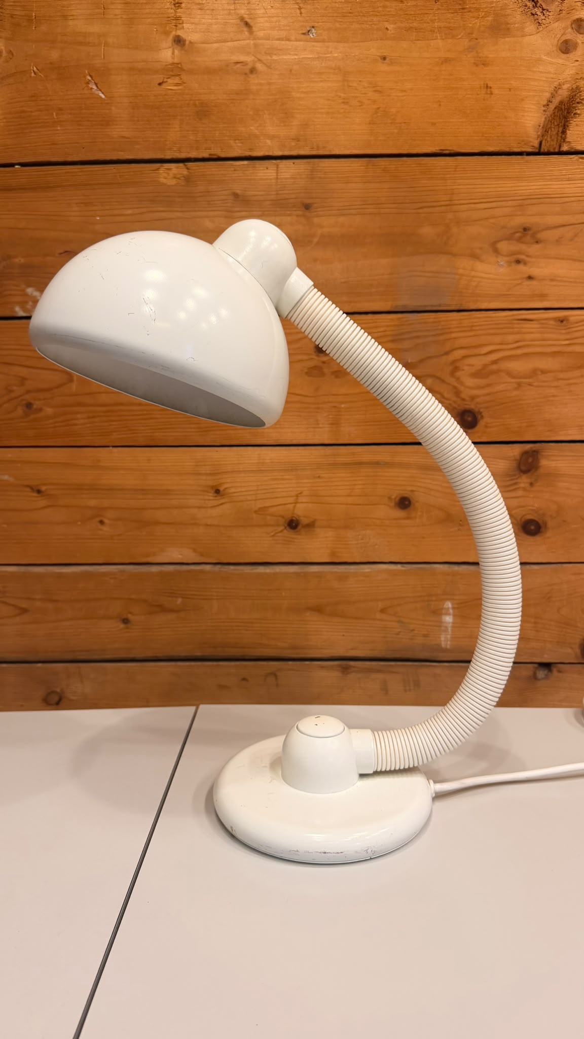 Seltene Tischlampe von Hustadt Leuchten designt Klaus Hempel