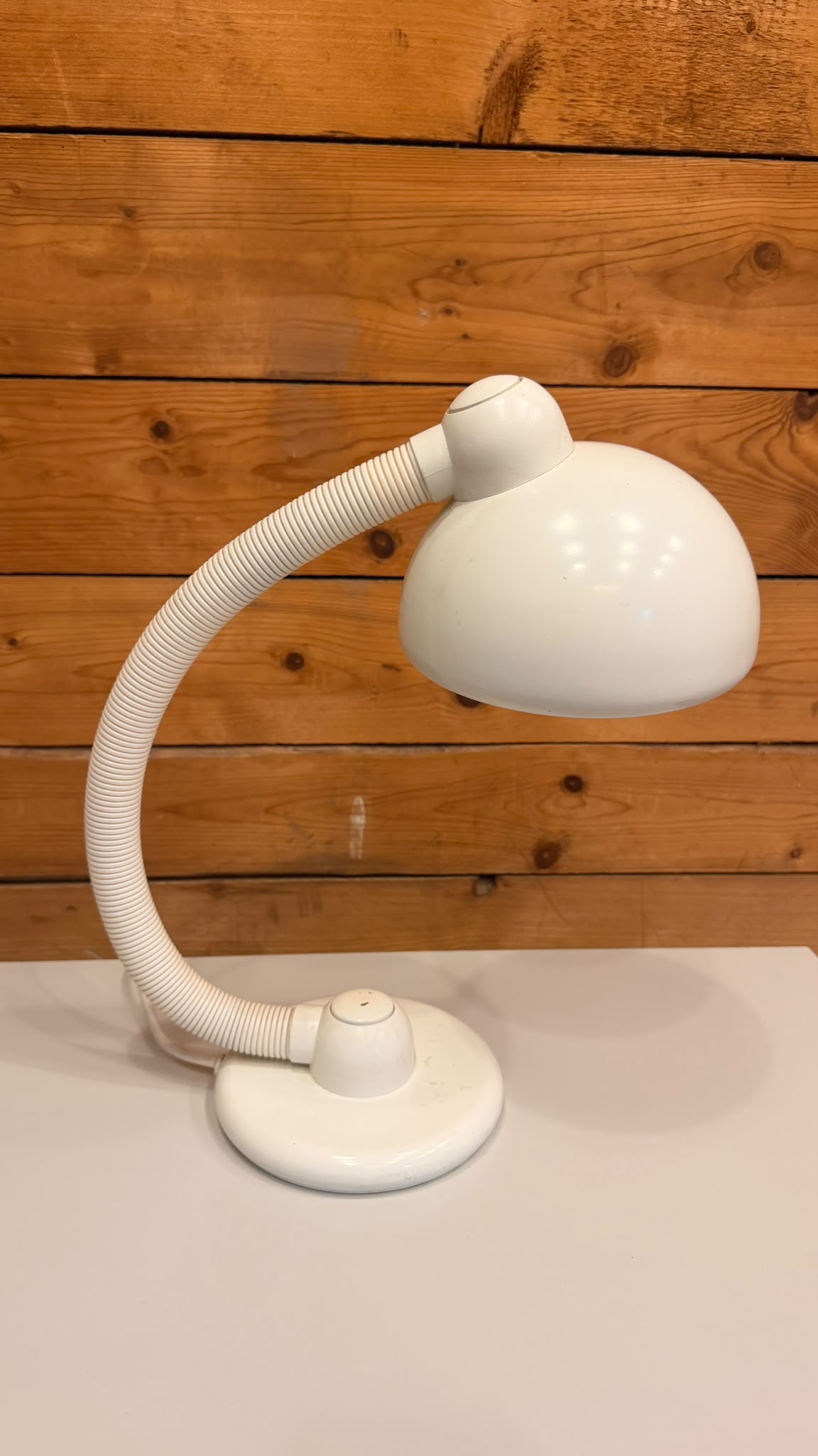 Seltene Tischlampe von Hustadt Leuchten designt Klaus Hempel