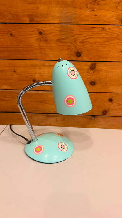 KARE Design Retro Tischlampe Türkis Pop Art im Pylones-Stil