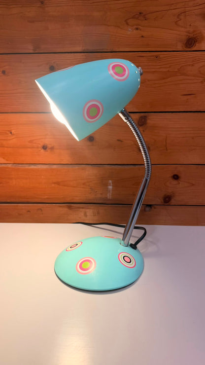 KARE Design Retro Tischlampe Türkis Pop Art im Pylones-Stil