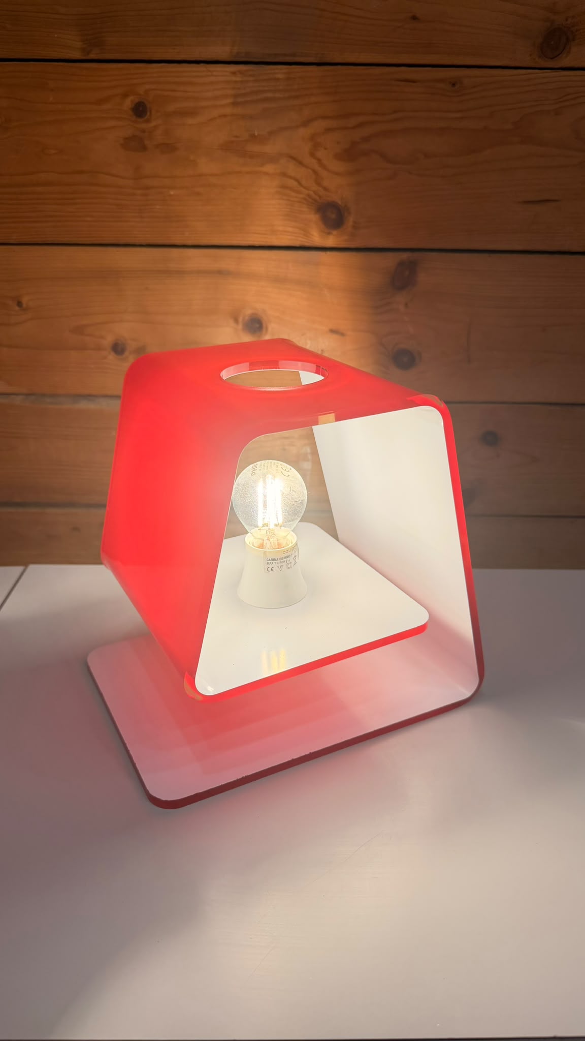 Tischlampe Carina von Marco Baxadonne für Calligaris Luce