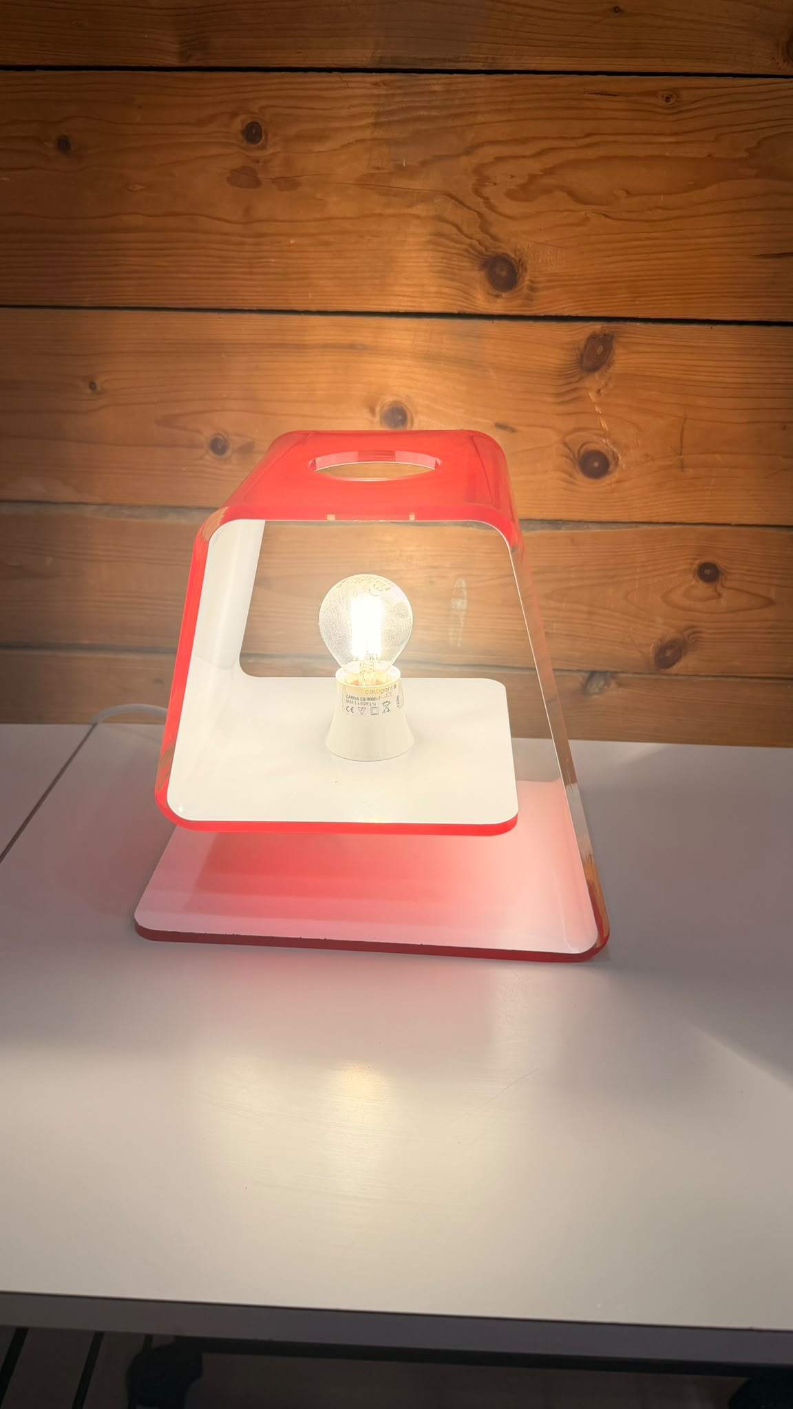Tischlampe Carina von Marco Baxadonne für Calligaris Luce