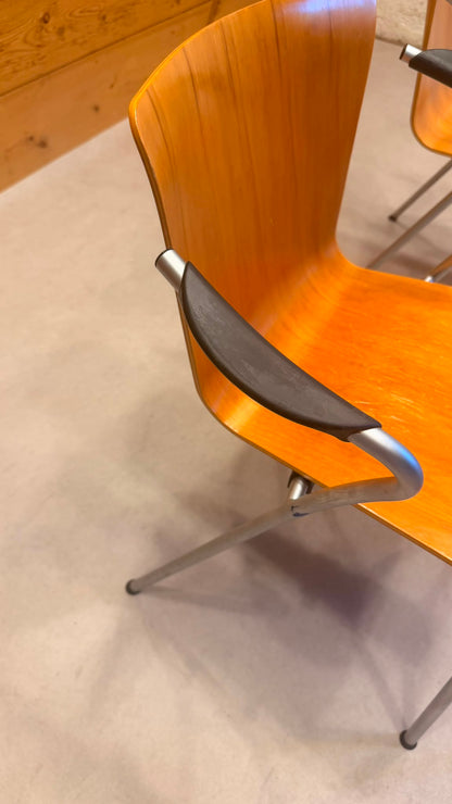 Vico Duo Armlehnstühle von Vico Magistretti für Fritz Hansen