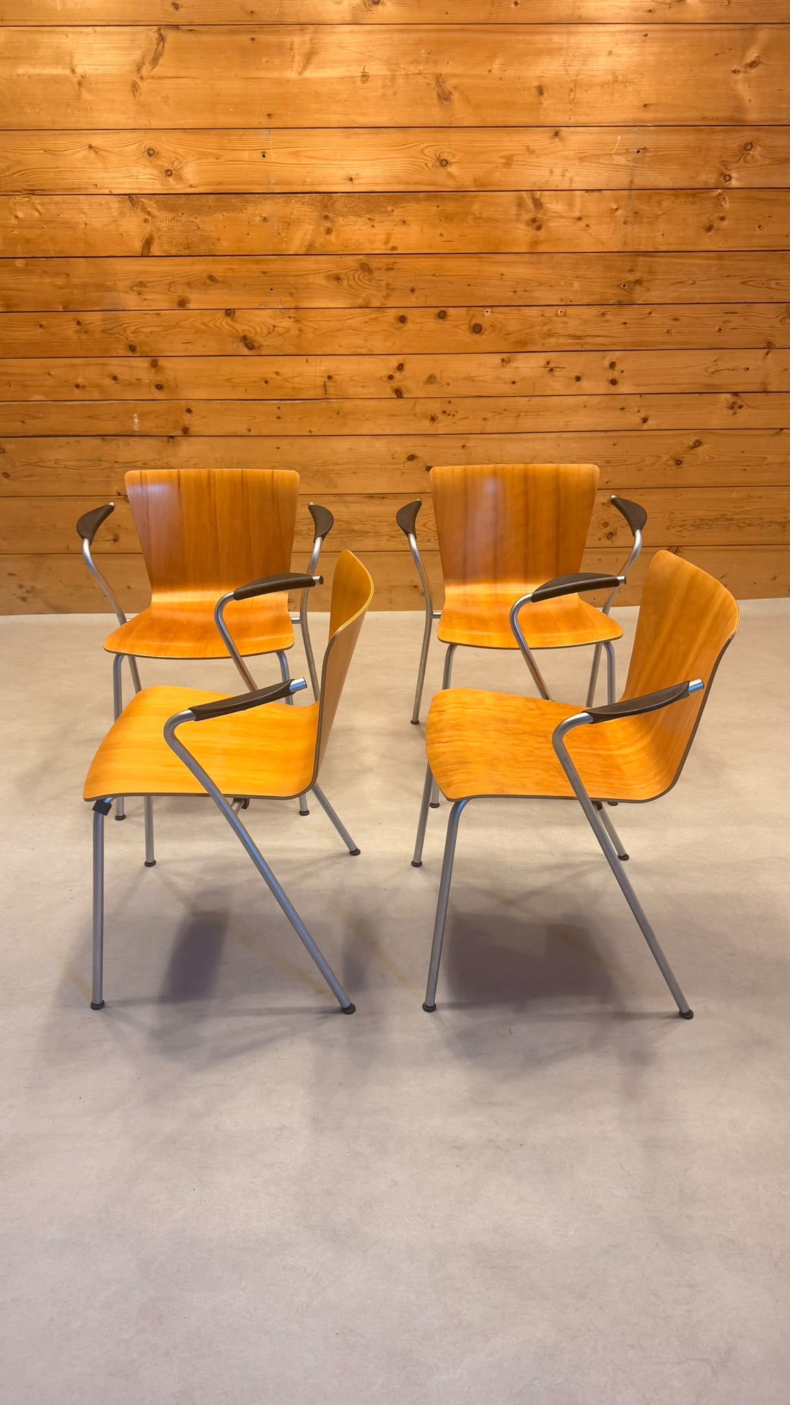 Vico Duo Armlehnstühle von Vico Magistretti für Fritz Hansen