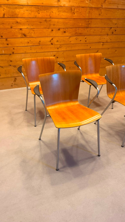 Vico Duo Armlehnstühle von Vico Magistretti für Fritz Hansen
