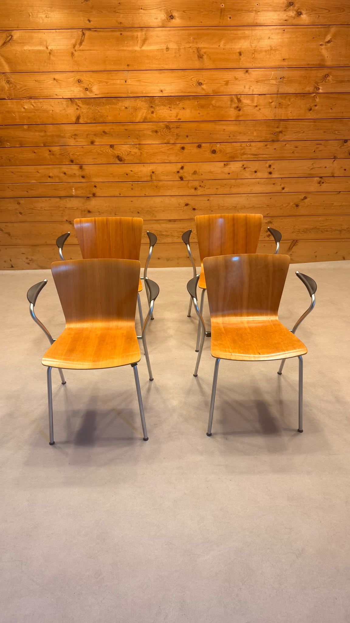 Vico Duo Armlehnstühle von Vico Magistretti für Fritz Hansen