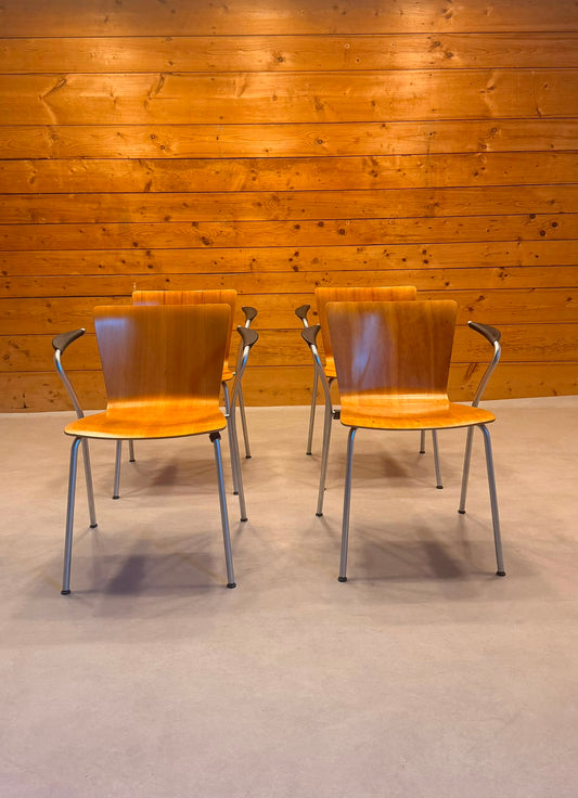 Vico Duo Armlehnstühle von Vico Magistretti für Fritz Hansen