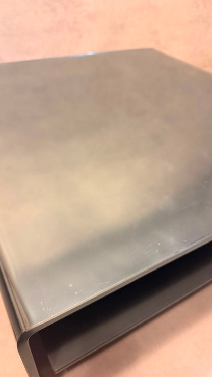 Couchtisch Coffee Table aus gebogenem getöntem Glas