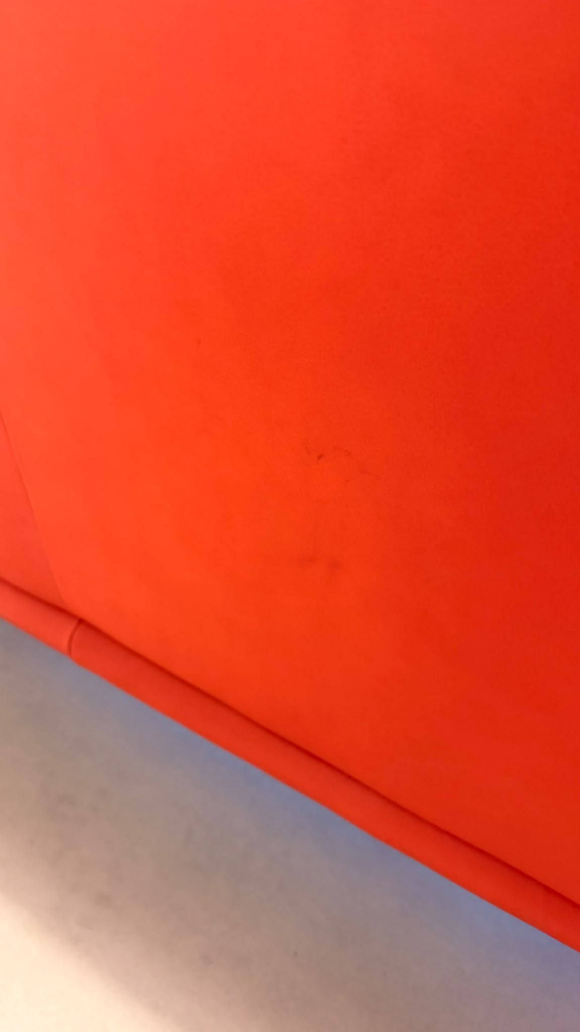 Rotes De Sede DS-2011 Ledersofa aus den 80`s