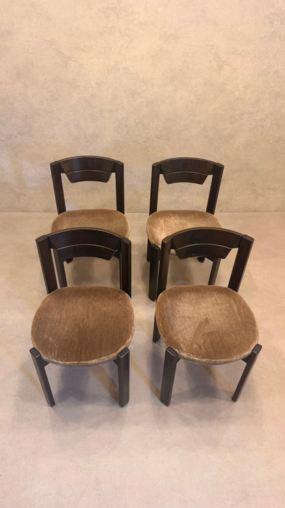 4er Set Girsberger Omega Vintage Stühle - Fritz Makiol