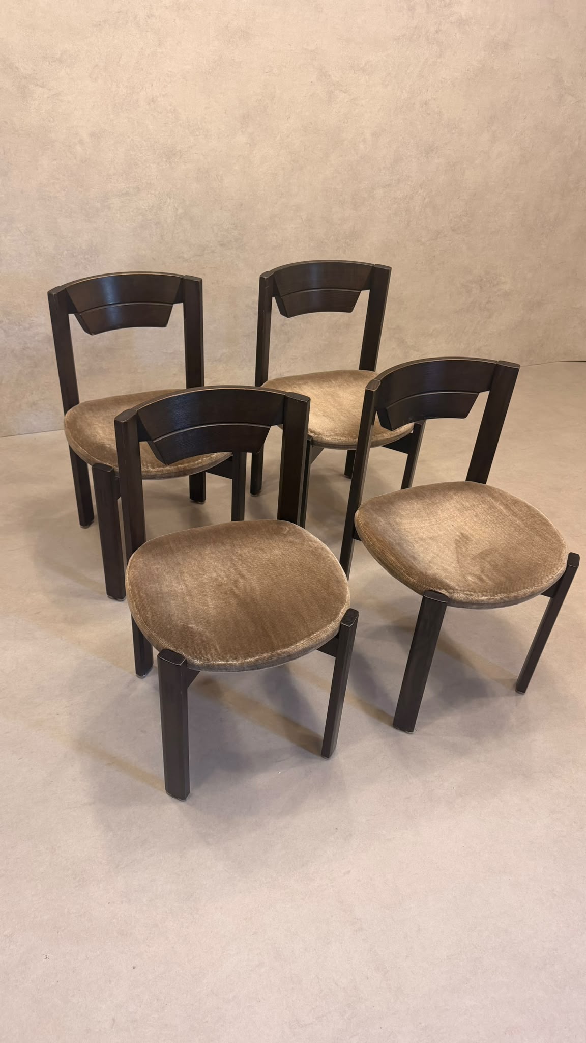 4er Set Girsberger Omega Vintage Stühle - Fritz Makiol