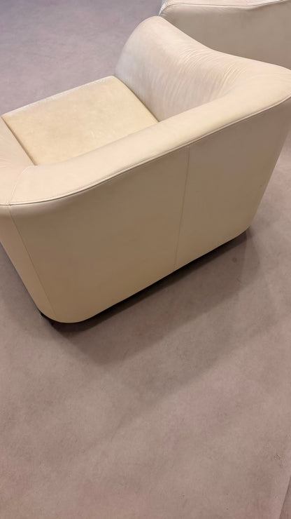 Ligne Roset Snowdonia Leder-Sessel designt von Eric Jourdan