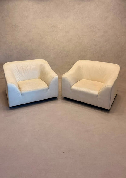 Ligne Roset Snowdonia Leder-Sessel designt von Eric Jourdan