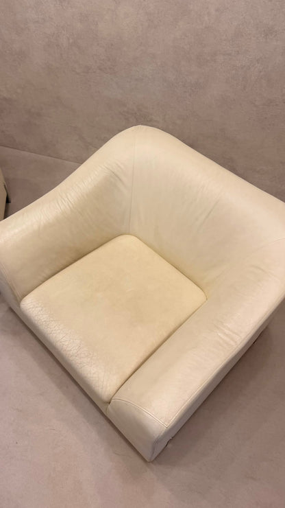 Ligne Roset Snowdonia Leder-Sessel designt von Eric Jourdan