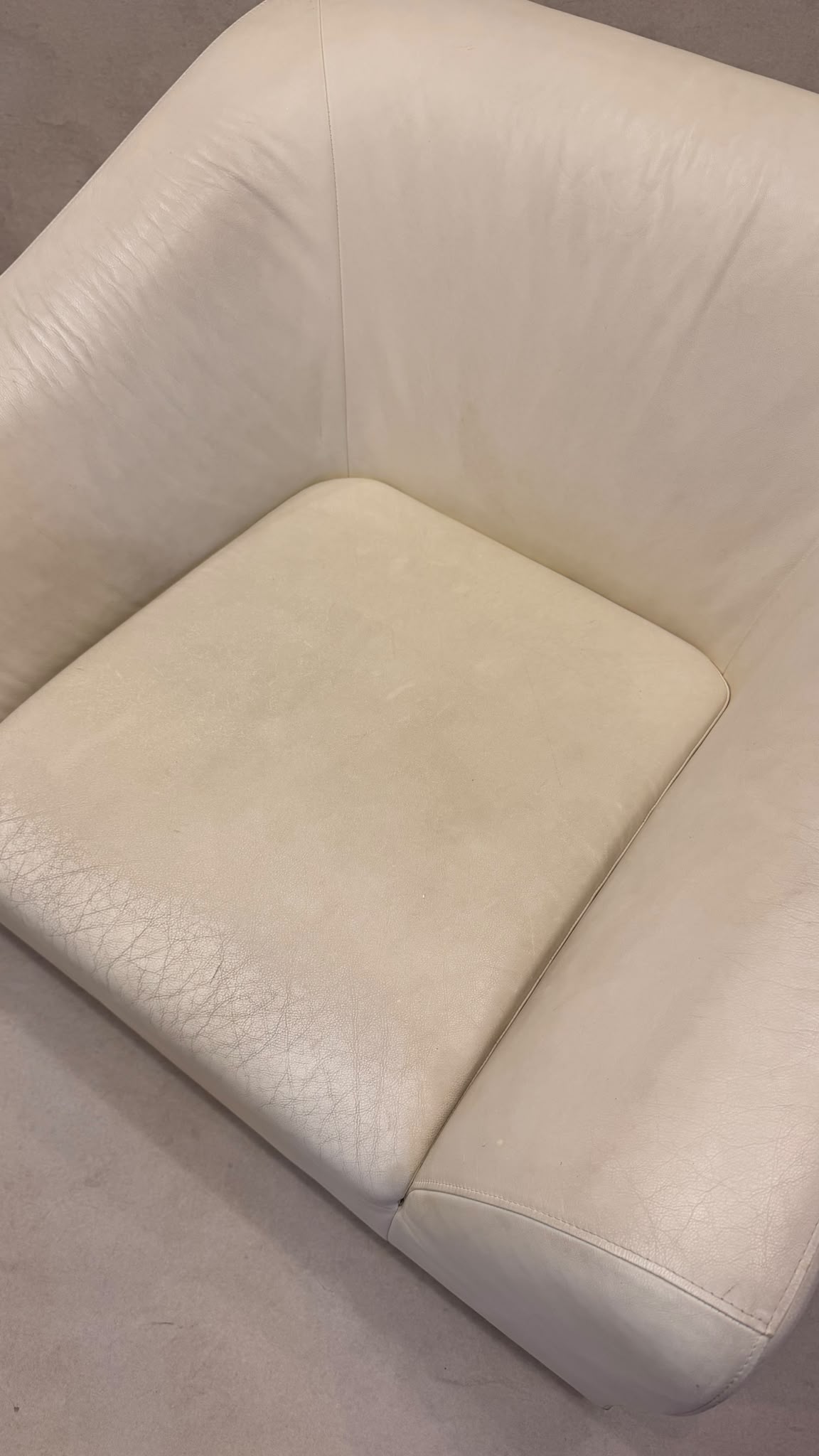 Ligne Roset Snowdonia Leder-Sessel designt von Eric Jourdan
