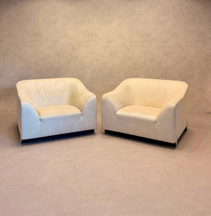 Ligne Roset Snowdonia Leder-Sessel designt von Eric Jourdan