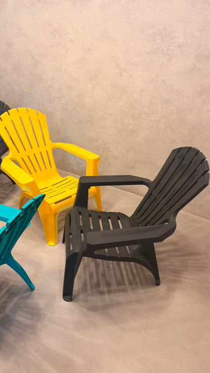 5er Set ProGarden Dolomiti Adirondack Gartenstuhl Kunststoff