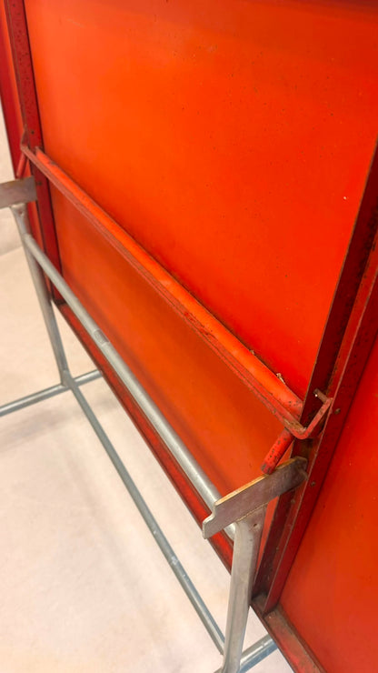 Schaffner Gartentisch klappbar aus Metall in blau lackiert