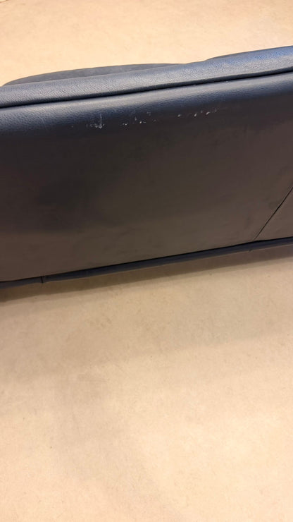 Blaues De Sede DS-2011 Sofa aus Leder 80er Jahre