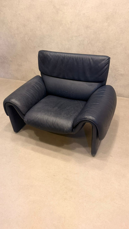 De Sede DS-2011 Sessel aus Leder Design Team 1983