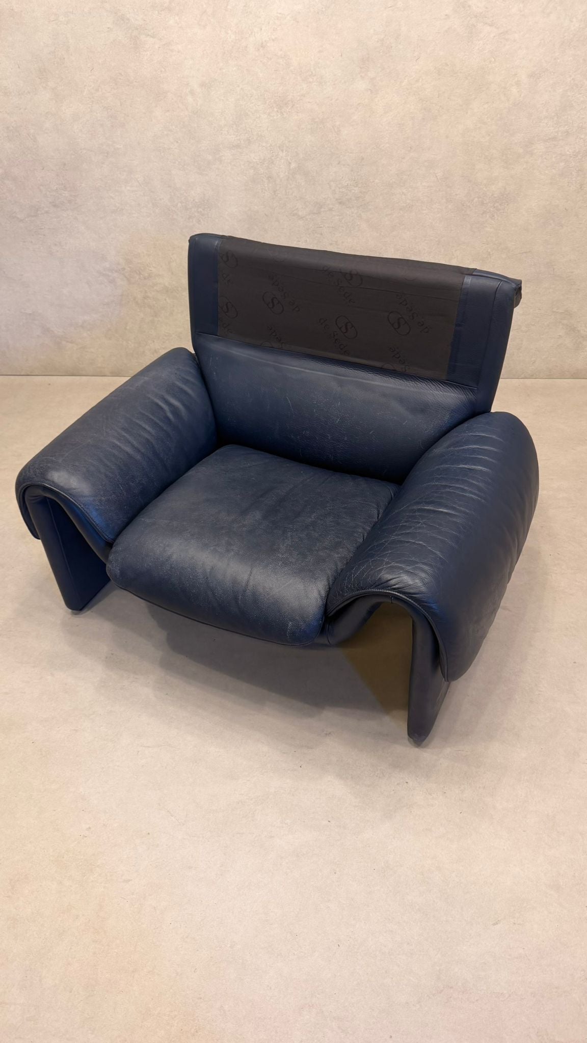 De Sede DS-2011 Sessel aus Leder Design Team 1983