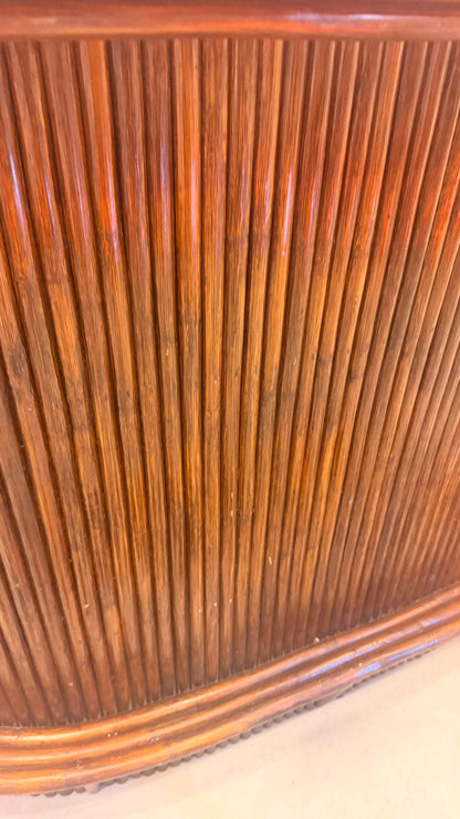 Design Bar-Schrank Set, French Riviera 1940/50er, Rattan