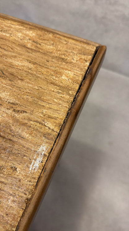 Vintage retro Tisch Küchentisch aus Holz mit Schublade