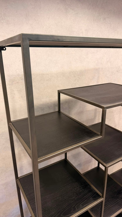 PTMD Lixly Design Regal Metall & Holz mit Schubladen