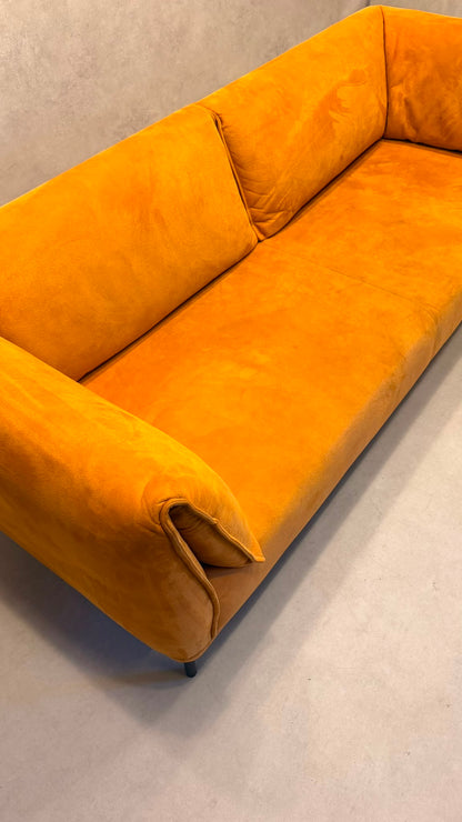 Johann Jakob Grace Sofa von Pfister in Terracotta Orange 3x