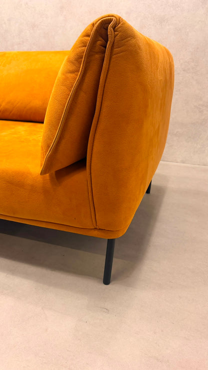 Johann Jakob Grace Sofa von Pfister in Terracotta Orange 3x