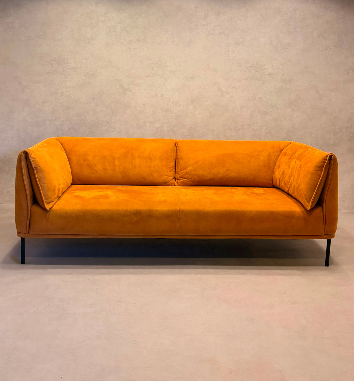 Johann Jakob Grace Sofa von Pfister in Terracotta Orange 3x