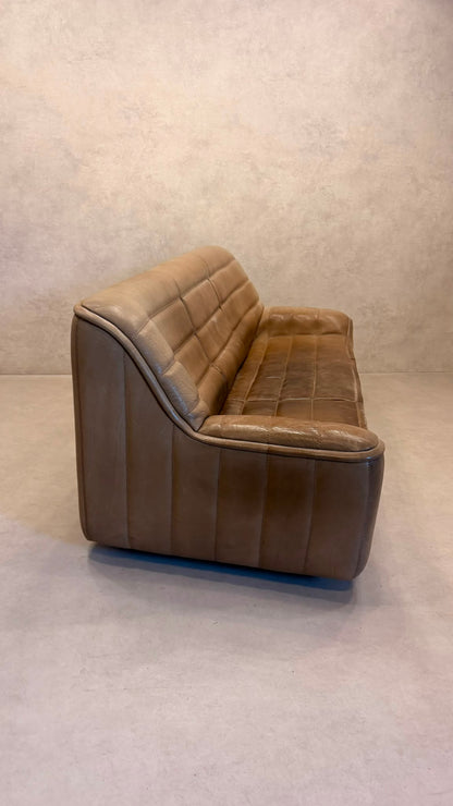 3-Sitzer Sofa DS-84 von De Sede aus Büffelleder (2)