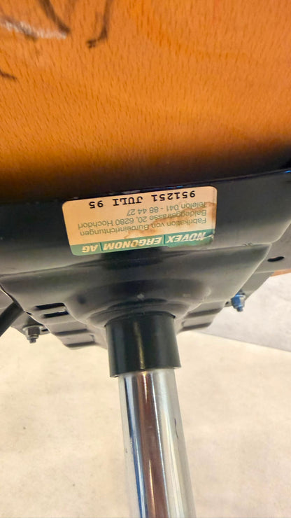 Vintage Industrie Drehstuhl Werkstattstuhl Atelierstuhl