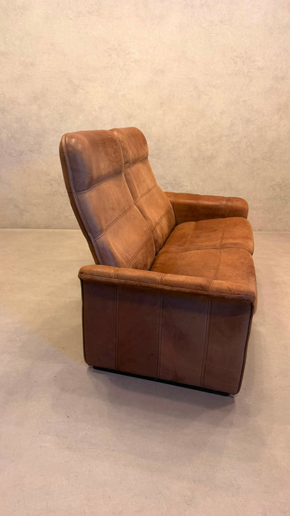 De Sede DS-50 2-Sitzer Ledersofa Designklassiker in cognac